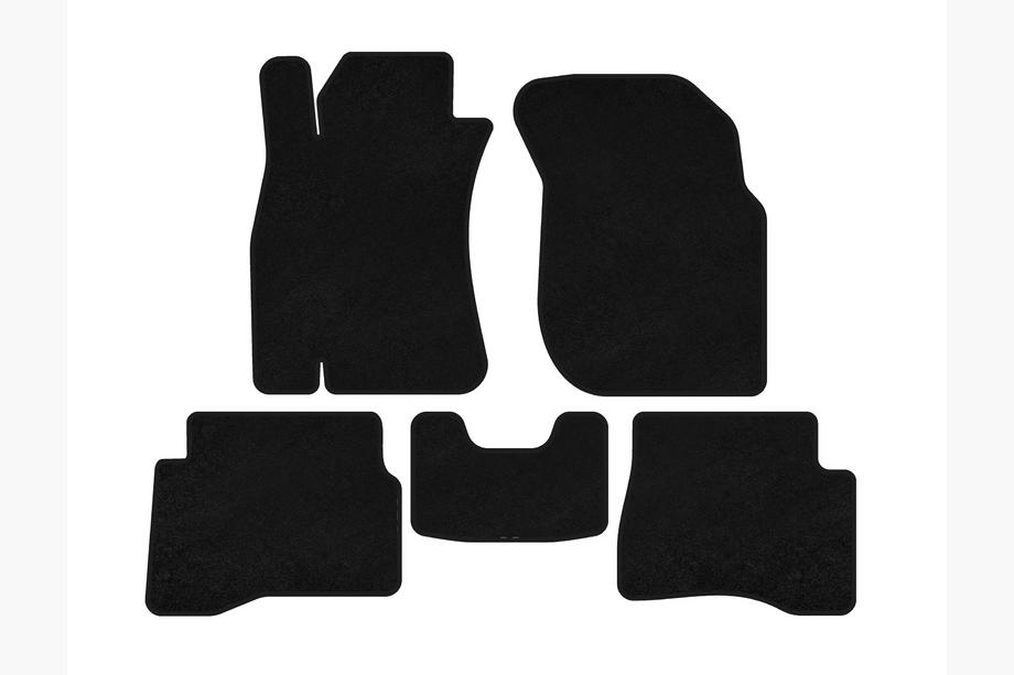 Nissan Almera N16 2000-2006 Textil-Fußmatten Premium (SD, Schwarz) Foto 1