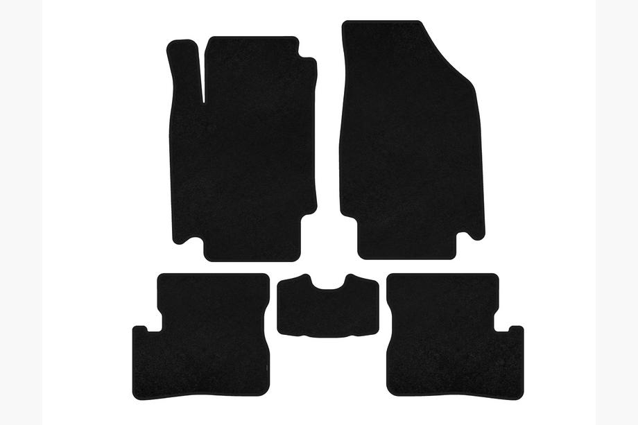 Nissan Micra K12 2003-2010 Textil-Fußmatten Premium (HB, Schwarz) Foto 1