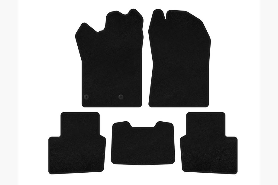 Nissan Qashqai 2021- Textil-Fußmatten Premium (Hybrid, Schwarz) Foto 1