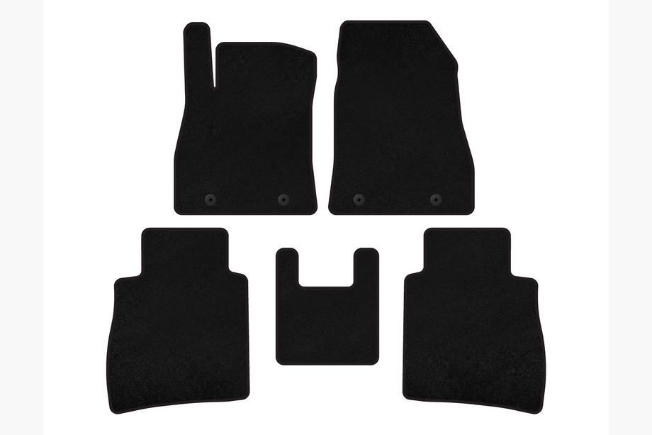 Nissan Sentra 2012-2019 Textil-Fußmatten Premium (SD, Schwarz) Image