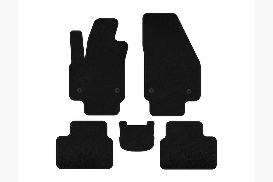 Opel Meriva 2010-2017 Textil Fußmatten Premium (Schwarz) Image