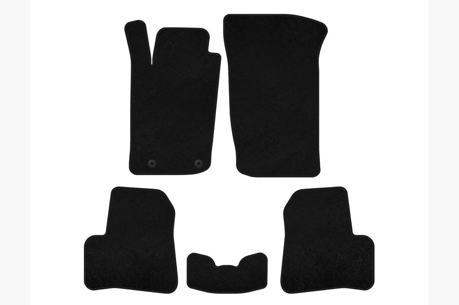 Peugeot 206 1998-2024 Textil-Fußmatten Premium (1998-2009, schwarz) Image