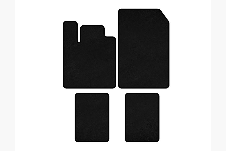 Renault Twingo 2007-2014 Textil Fußmatten Premium (schwarz) Image