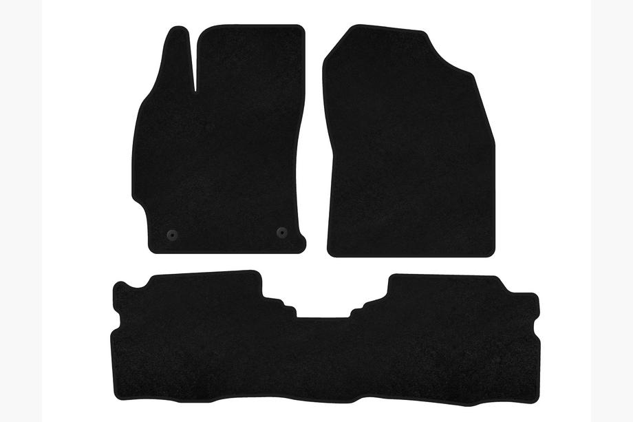 Toyota Prius 2015-2022 Textil Fußmatten Premium (LB, Hybrid, Schwarz) Foto 2