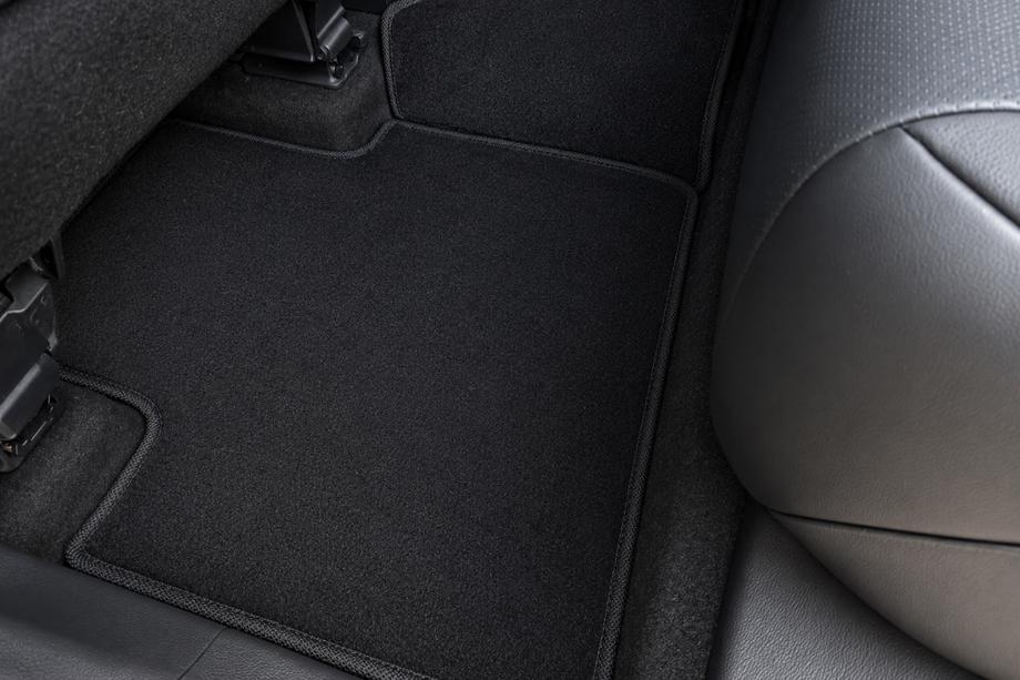 Toyota Rav 4 2019–2025 Textil Fußmatten Premium (Schwarz) Foto 2