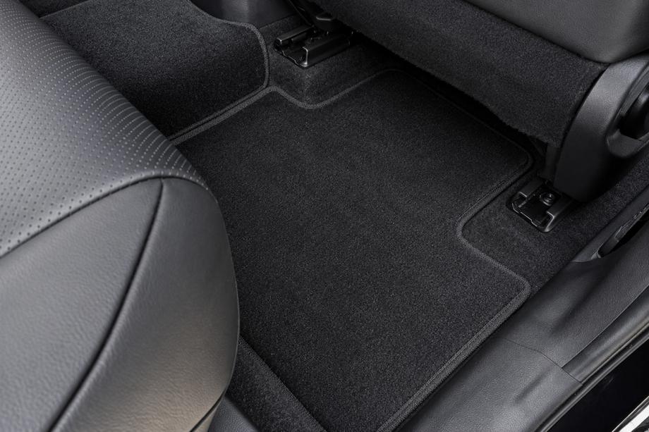 Toyota Rav 4 2019–2025 Textil Fußmatten Premium (Schwarz) Foto 5