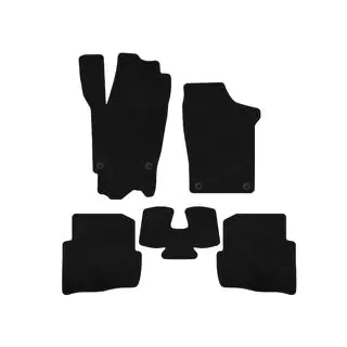 Textil Fußmatten Premium (HB, 3-Türer, Schwarz) Foto 1