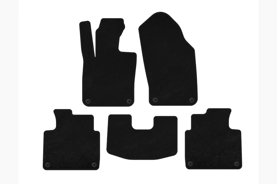 Volvo S90/V90 2016- Textil Fußmatten Premium (SD, Kurzbasis, Schwarz) Foto 1
