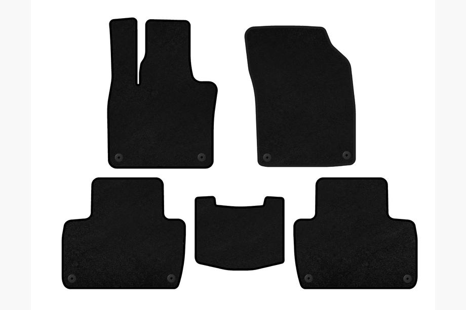 Volvo XC90 2015- Textil Fußmatten Premium (2 Reihen, Schwarz) Image