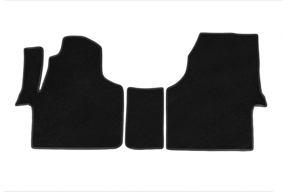 Mercedes Sprinter W906 2006–2018 Textil Fußmatten Classic V1 (schwarz) Foto 1