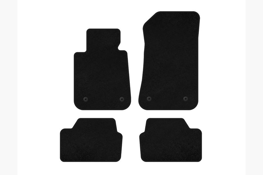 BMW 1 Series E81/E82/E87/E88 2004-2011 Textil Fußmatten Classic (Schwarz) Image