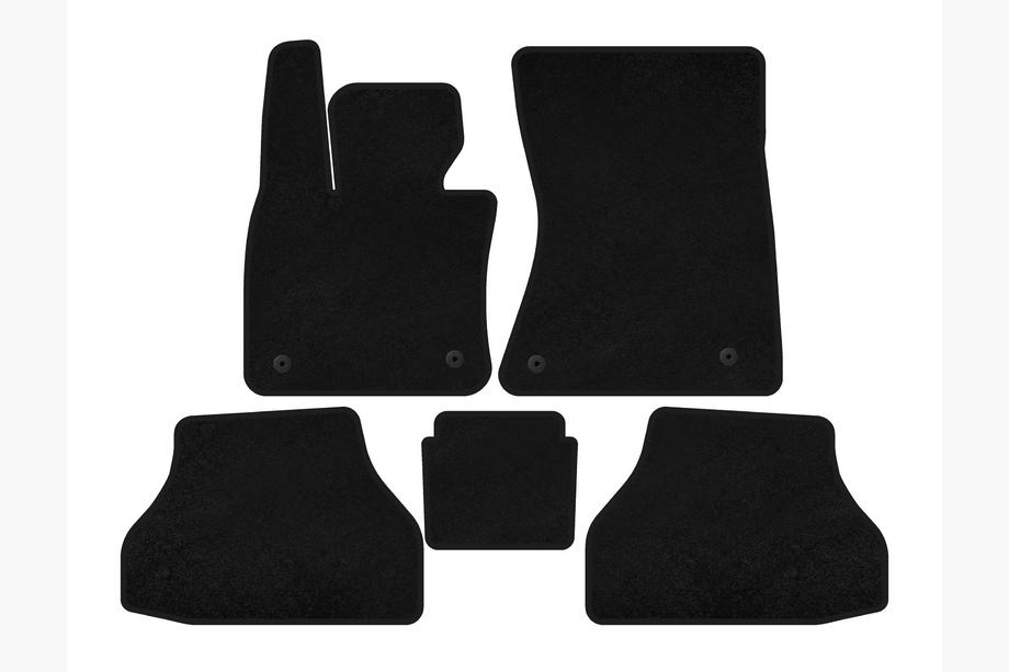 BMW X6 E71 2008–2014 Textil Fußmatten Classic V-2 (Schwarz) Image