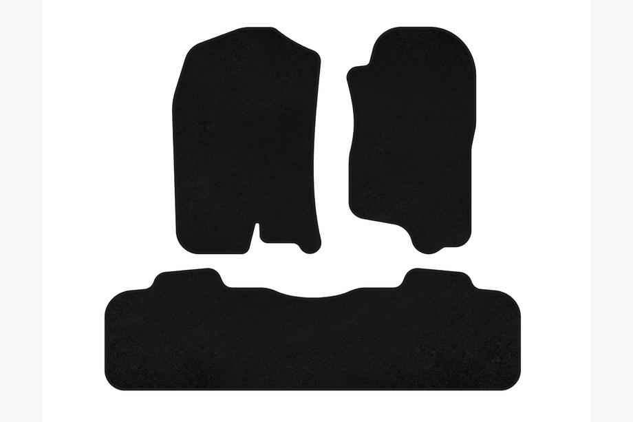Chevrolet Tahoe 2007-2014 Textil Fußmatten Classic (2 Reihen, 2007-2014, Schwarz) Image