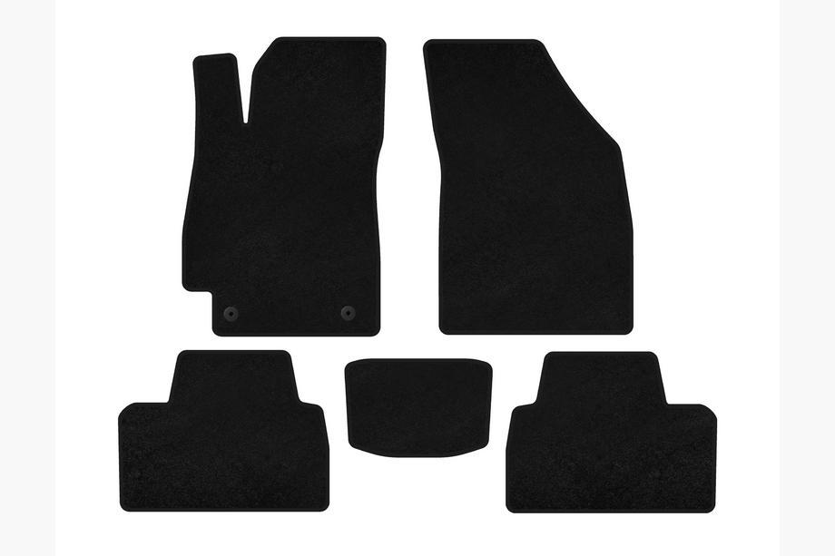 Daewoo Nubira 1997-1999 Textil-Fußmatten Classic (SD, Schwarz) Image