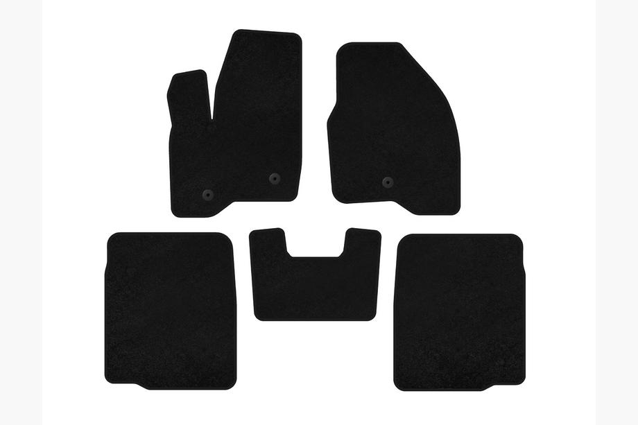 Ford Explorer 2011-2019 Textil Fußmatten Classic (2 Reihen, 2011-2015, Schwarz) Image