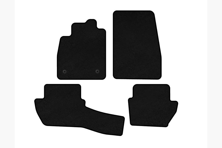 Ford Fiesta 2017- Textil Fußmatten Classic (Schwarz) Image