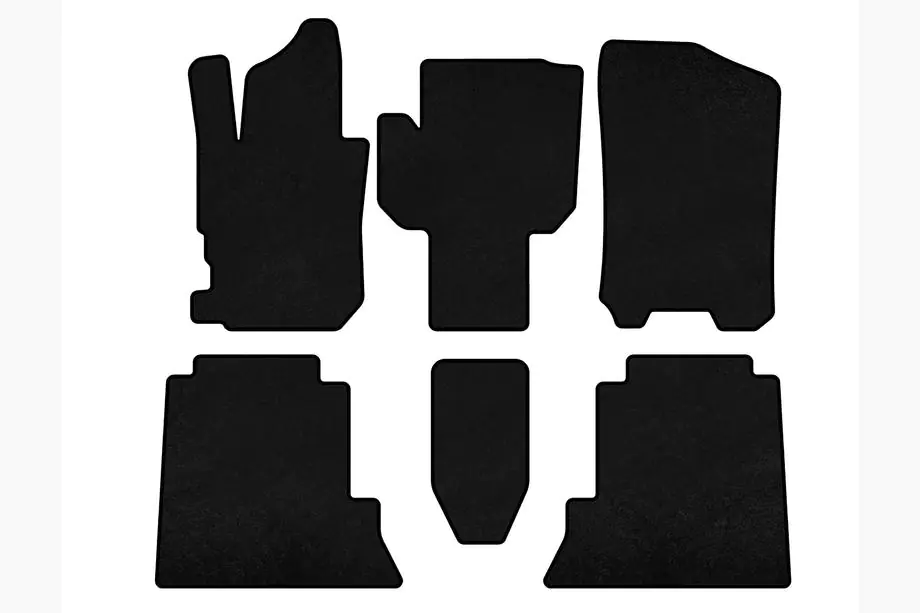 Honda FR-V 2004-2009 Textil Fußmatten Classic (Schwarz) Image