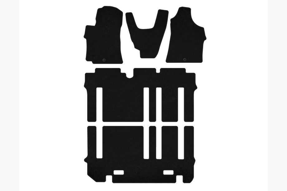 Hyundai H300, H1, Starex 2008-2020 Textil Fußmatten Classic (Komplettset, Schwarz) Foto 1