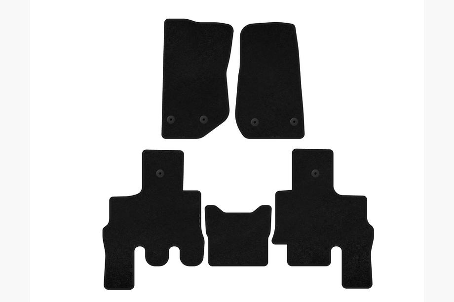 Jeep Wrangler 2007-2017 Textil Fußmatten Classic (schwarz) Image