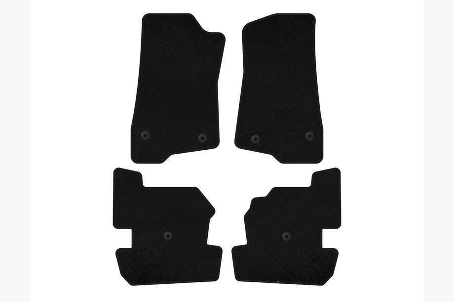 Jeep Wrangler 2018- Textil Fußmatten Classic (schwarz) Image