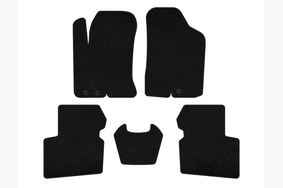 Kia Cerato 2 2010-2013 Textil-Fußmatten Classic (SD, Schwarz) Image