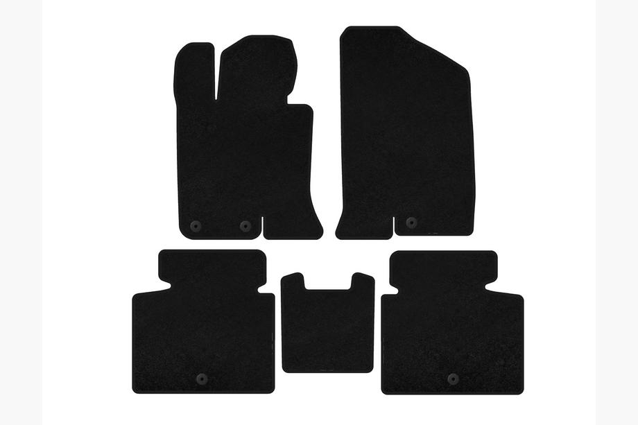 Kia Optima 2010-2016 Textil-Fußmatten Classic V-2 (SD, Schwarz) Image