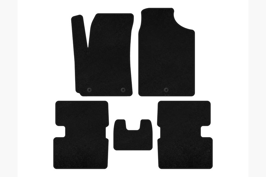 Kia Picanto 2016- Textil Fußmatten Classic (HB, Schwarz) Image