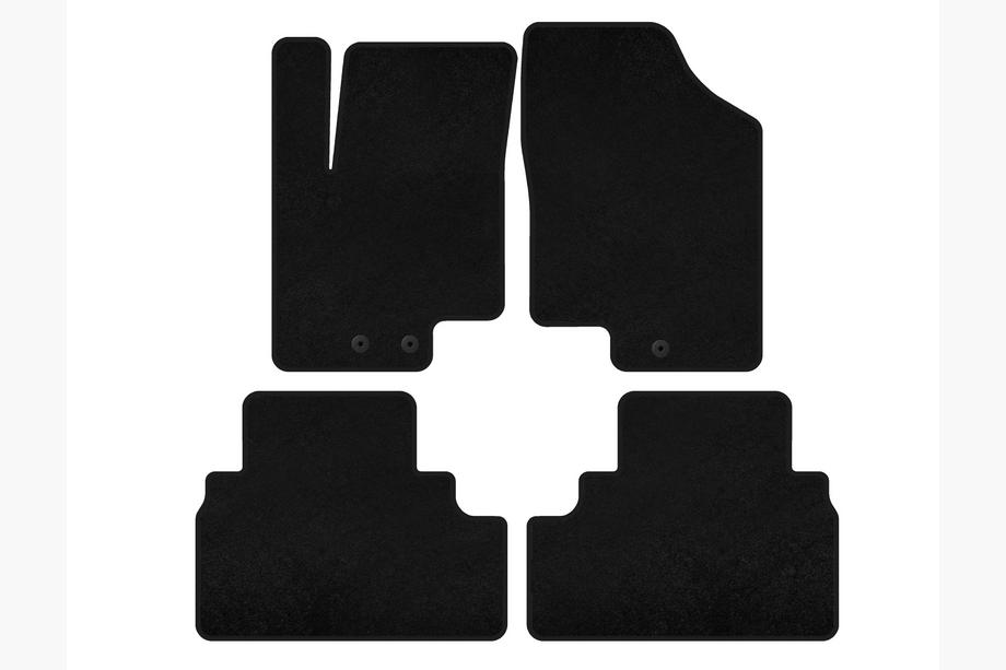 Kia Venga 2010-2019 Textil Fußmatten Classic (schwarz) Image