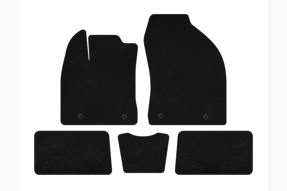 Lexus CT200H 2011-2022 Textil Fußmatten Classic (HB, Hybrid, Schwarz) Image