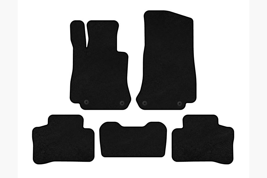 Mercedes GLC X253 2015-2022 Textil Fußmatten Classic (Schwarz) Image