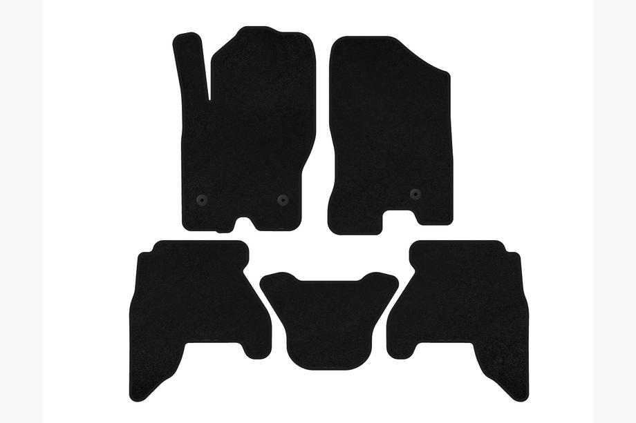 Nissan Pathfinder R51 2005-2014 Textil-Fußmatten Classic V1 (2 Reihen, Schwarz, 2010-2014) Foto 1