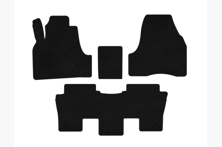 Peugeot 807 2002-2014 Textil Fußmatten Classic (Schwarz) Image