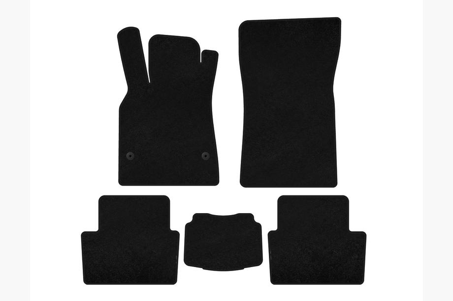 Renault Fluence 2009-2016 Textil-Fußmatten Classic (SD, Schwarz) Image