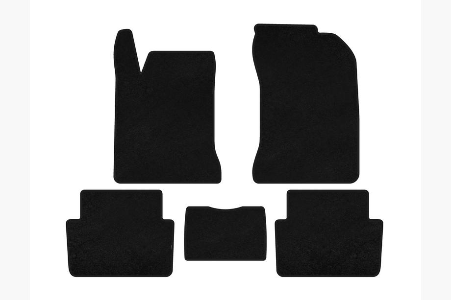 Renault Laguna 2001-2007 Textil Fußmatten Classic (SW, Schwarz) Image