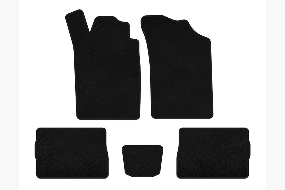 Renault Symbol 1999-2008 Textil-Fußmatten Classic (SD, Schwarz) Image