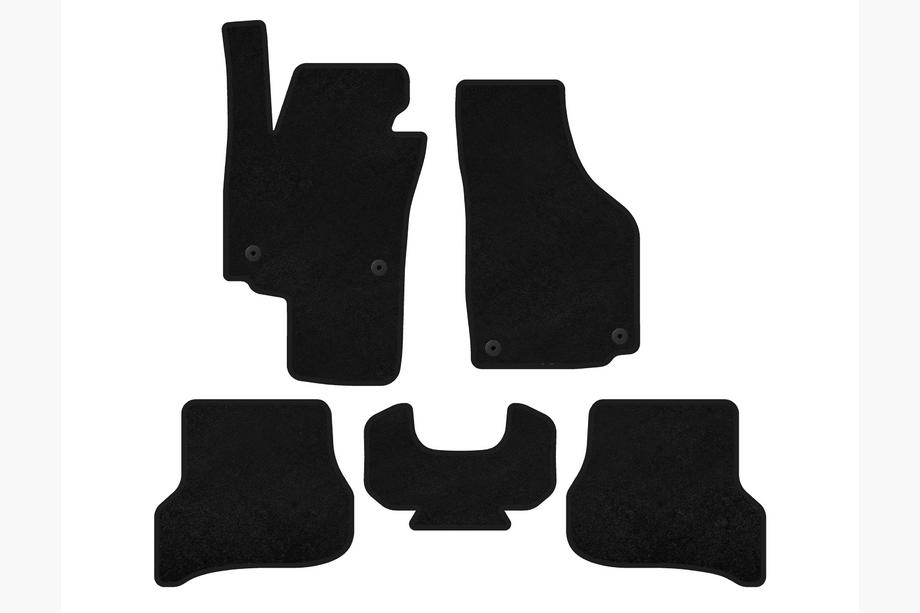 Seat Altea 2004-2015 Textil Fußmatten Classic (Schwarz) Image