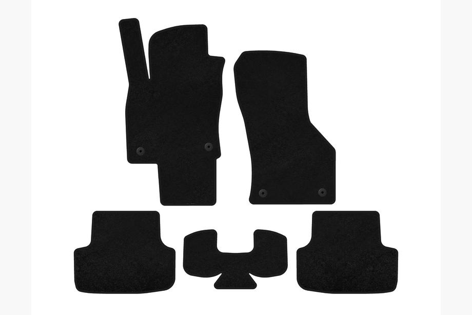 Seat Leon 2013-2020 Textil Fußmatten Classic (schwarz) Image