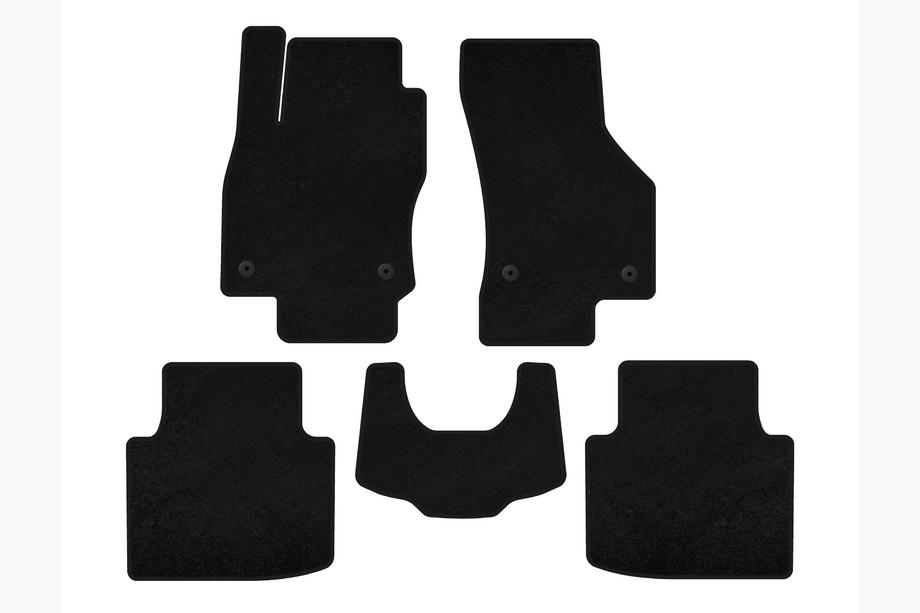 Skoda Superb 2015-2024 Textil-Fußmatten Classic (SD, Schwarz) Image