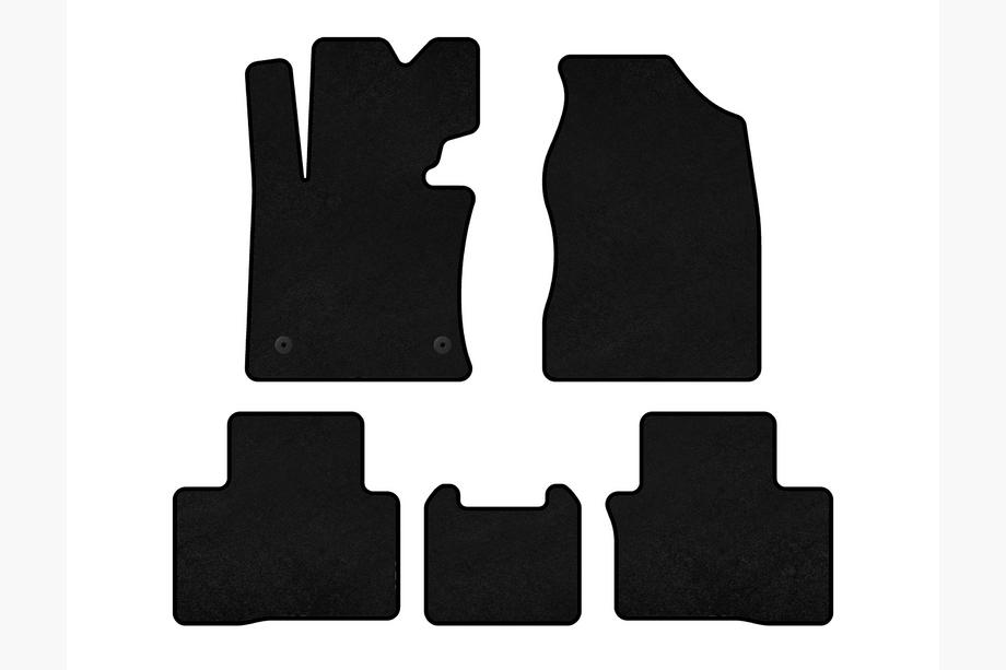 SsangYong Tivoli 2015- Textil Fußmatten Classic (Schwarz) Image
