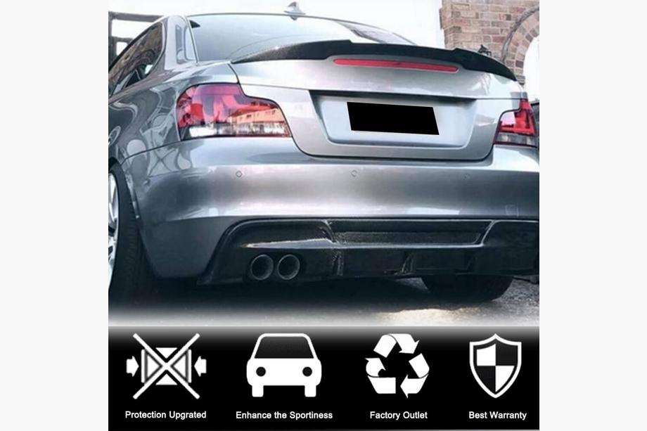 BMW 1 Series E81/E82/E87/E88 2004-2011 Spoiler M4-Style (für E82, Carbon) Foto 4