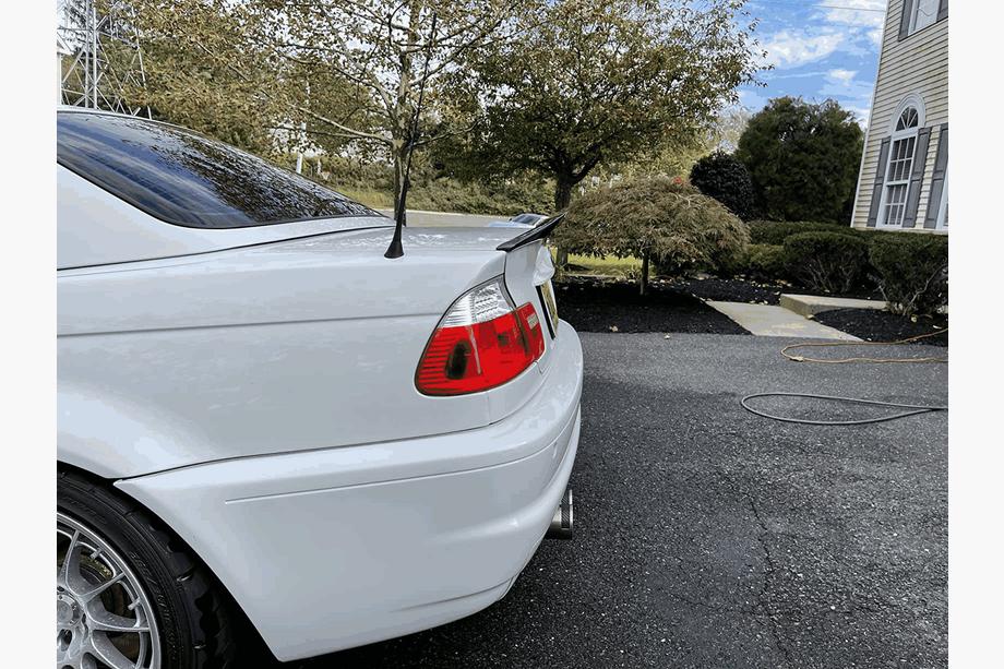 BMW 3 Series E46 1998-2006 Spoiler M4-Style (für Coupe, Carbon) Foto 3