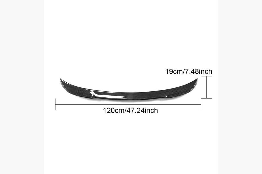 BMW 3 Series E90/E91 2005-2011 Spoiler M4-Style (für E90, Carbon) Foto 6