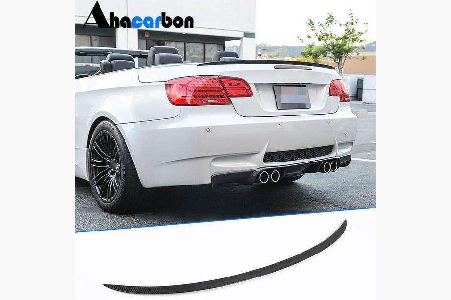 BMW 3 Series E90/E91 2005-2011 Kofferraumdeckel Spoiler Carbon V2 (Cabrio) Foto 1