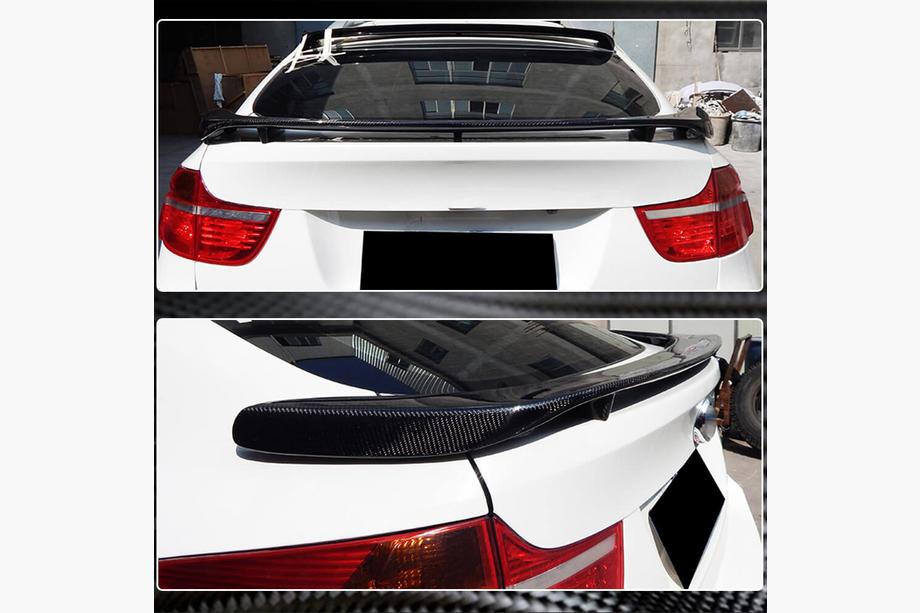 BMW X6 E71 2008–2014 Heckspoiler V2 (Carbon) Foto 4