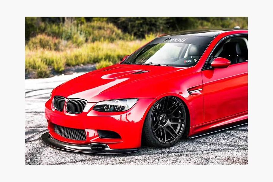BMW 3 Series E92/E93 2006–2013 Frontstoßstange Lippe GT4-Style (für M3, Carbon) Foto 3