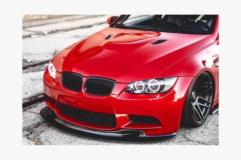 BMW 3 Series E92/E93 2006–2013 Frontstoßstange Lippe GT4-Style (für M3, Carbon) Foto 5