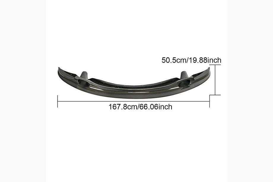 BMW 3 Series E92/E93 2006–2013 Frontstoßstange Lippe GT4-Style (für M3, Carbon) Foto 6