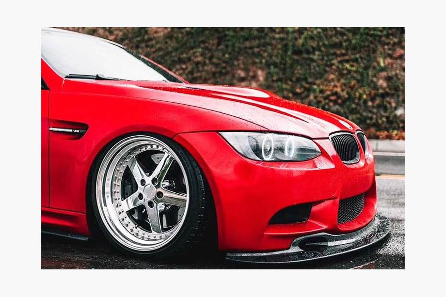 BMW 3 Series E90/E91 2005-2011 Frontstoßstange Lippe GT4-Style (für M3, Carbon) Foto 4