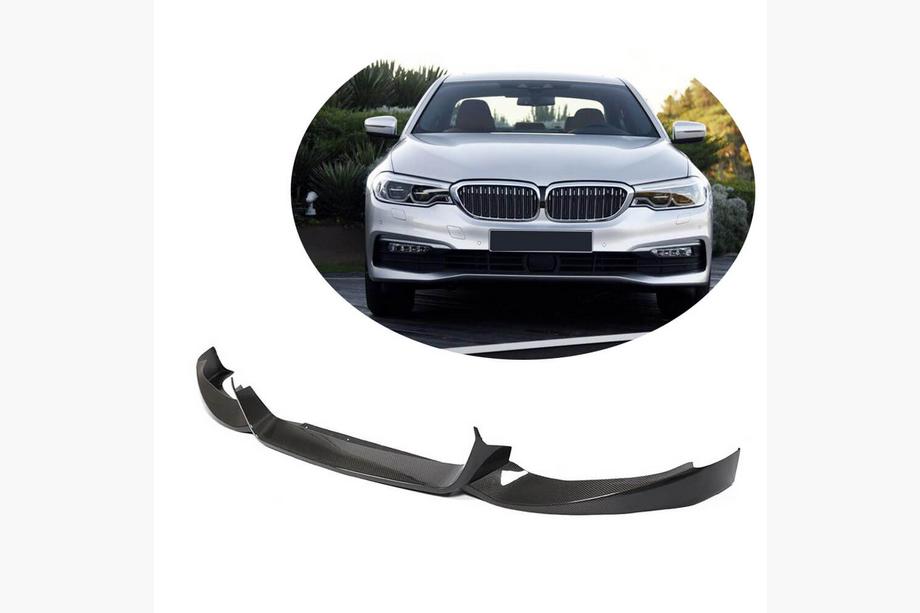 BMW 5er G30/G31 2017–2023 Carbon Frontstoßstangenabdeckung (2017-2020 Base) Foto 1