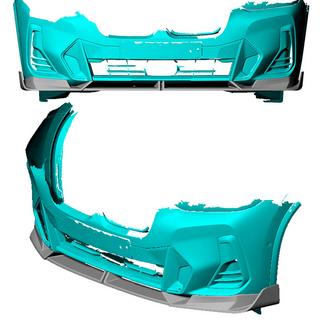 Frontstoßstange Lip Spoiler (für M-Sport 2022-2024, Carbon) BMW X3 G01 2018- Foto 2